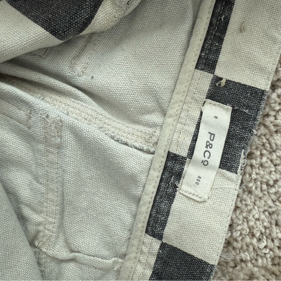 P&Co Women’s black checkered 304 fatigue pants - size 6 uk / 0 us - Picture 5 of 6